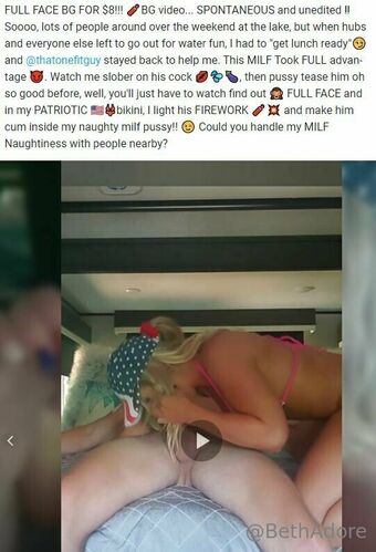 BethAdore Nakenläckor OnlyFans Foto 53