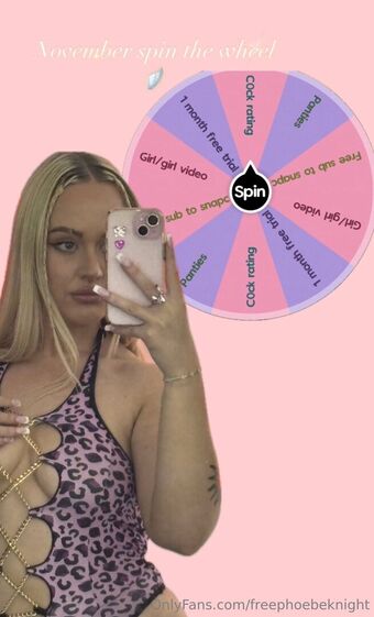 freephoebeknight Nakenläckor OnlyFans Foto 12