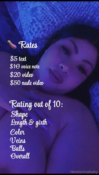hereisrinababy Nakenläckor OnlyFans Foto 22