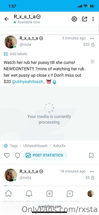 rxsta Nakenläckor OnlyFans Foto 4